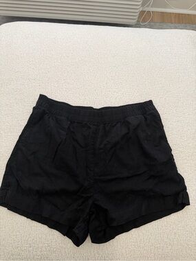 Old Navy Black High-Waist Elastic-Waistband Women's Shorts
